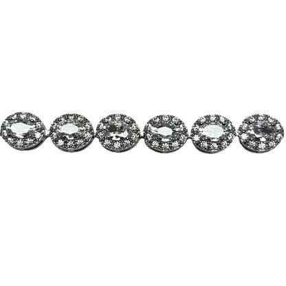 Oval Crystal Bracelet